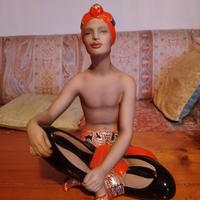 Statua da collezione 'Cavaliere orientale'