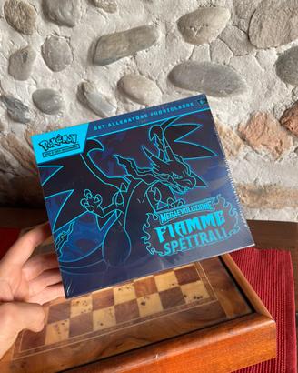etb set allenatore pokemon fiamme spettrali sealed