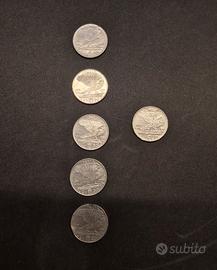 50 centesimi Regno d'Italia - amagnetiche