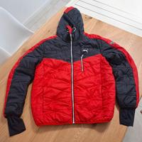 Giacca Puma uomo M imbottita rosso/blu