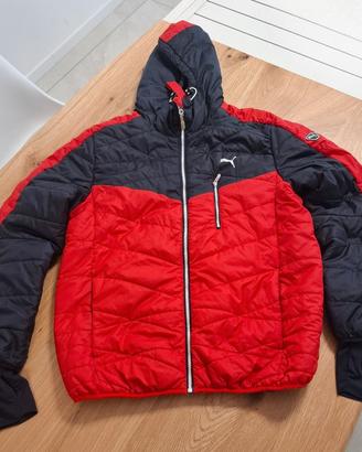 Giacca Puma uomo M imbottita rosso/blu