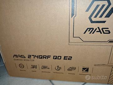 monitor MSI MAG 274QRF QD E2 2K 180 Hz