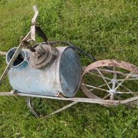 Carriola botticella spargi verderame