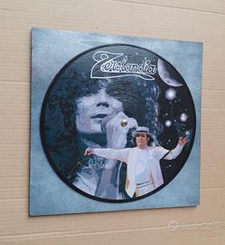 Quadro vinile omaggio a Renato Zero 