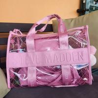 Borsa rosa Steve Madden + set di borsette abbaglia