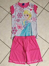 Pigiama bimba manica corta Frozen 6 anni