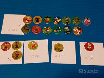 fun caps disney pogs tazos vintage 1998
