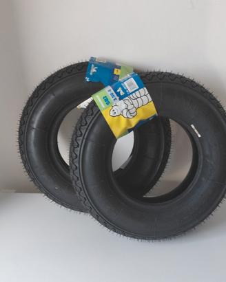 Coppia Pneumatici Michelin S83 3.50-8
