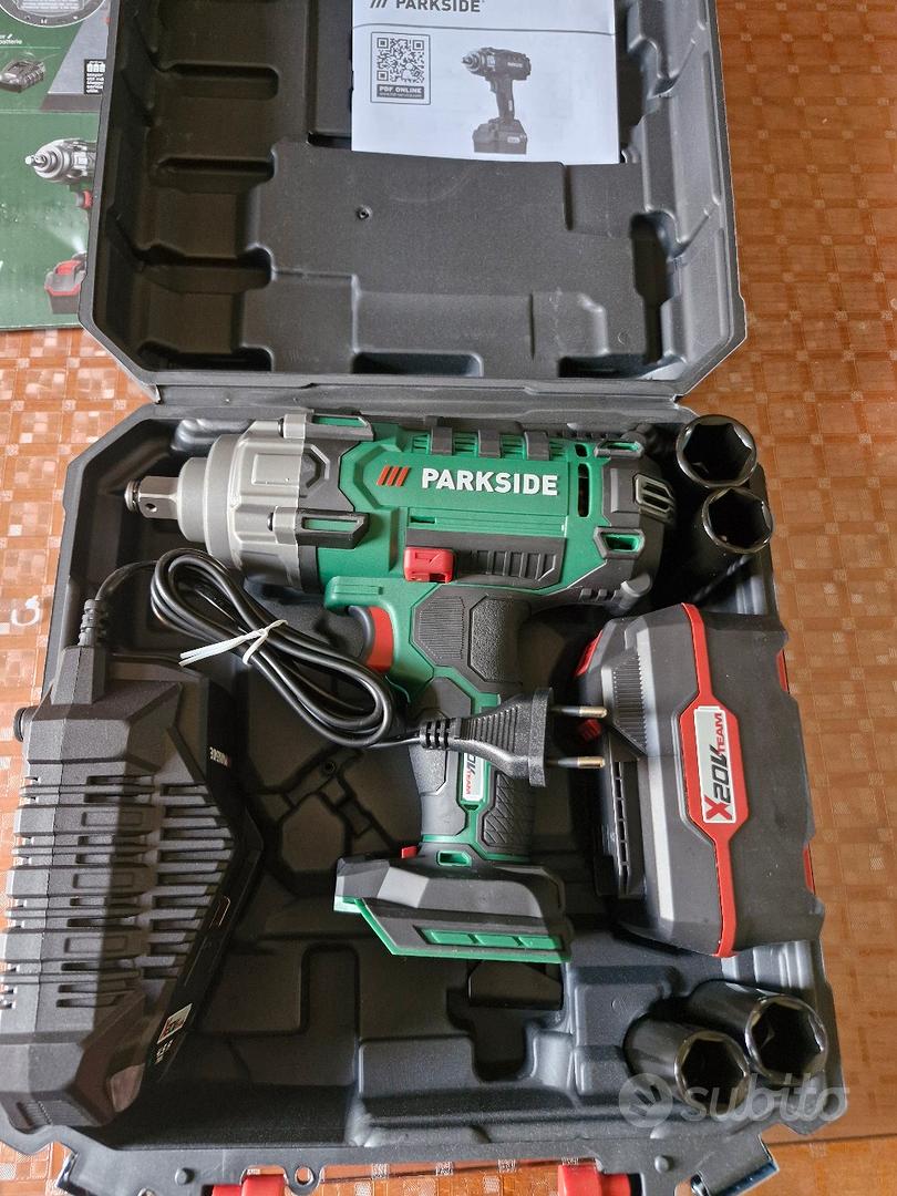 Avvitatore A Percussione Parkside 20V - 400Nm, Con Batteria 4Ah E Caricatore
