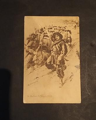 Cartolina in franchigia militare I guerra mond.le
