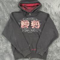 Felpa a zip hard rock new york