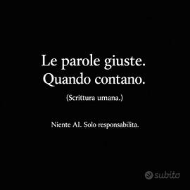 Scrivo messaggi che contano