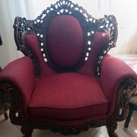 Poltrona stile barocco