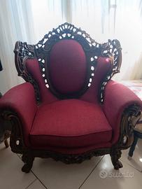 Poltrona stile barocco