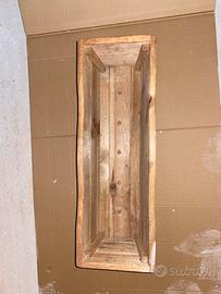 fioriera in legno