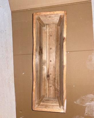 fioriera in legno