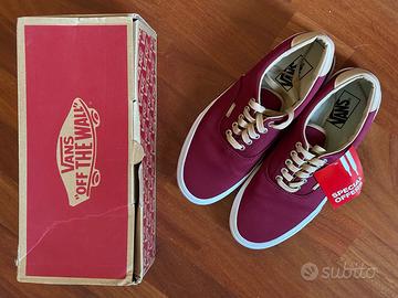 Vans Era 59 Twill Biking Red nuove con cartellino