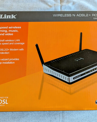MODEM ROUTER WI-FI ADSL D-Link DSL-2740B WIRELESS