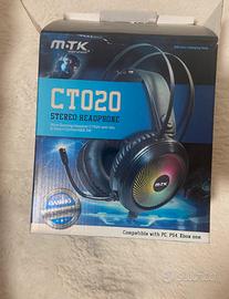 cuffie gaming MTK CT020 +microfono per PC/PS/Xbox