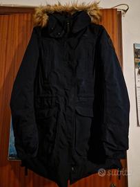 Giacca parka da trekking impermeabile per donna