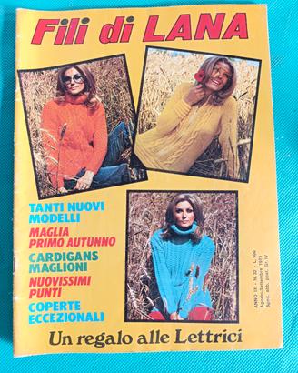 Rivista vintage maglia anni 70