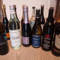 14 bottiglie (anice grappa spumanti vini)