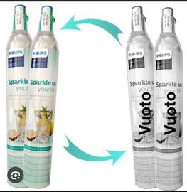 ricarica bombola CO2 ALIMENTARE PER acqua frizzant