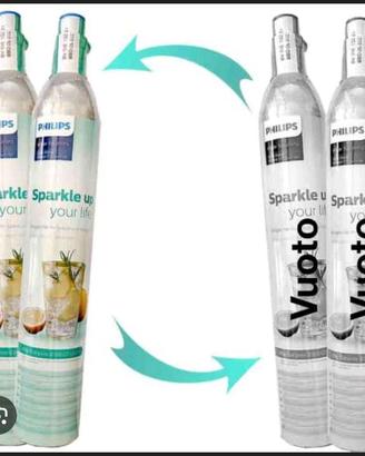 ricarica bombola CO2 ALIMENTARE PER acqua frizzant