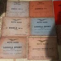 Cataloghi Manuali Officina GUZZI EPOCA ORIGINALI