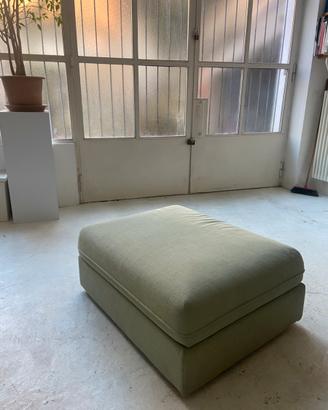 Pouf verde divano