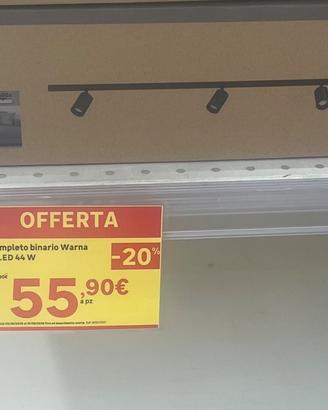 binario faretti led nuovo