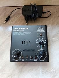 tube ultragain mic 500 usb preamp
