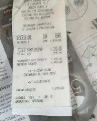 caldaia a condensazione (mai montata) ,completa di