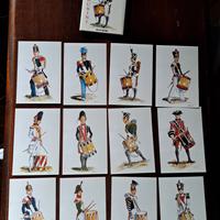 lotto cartoline militari i tamburi 