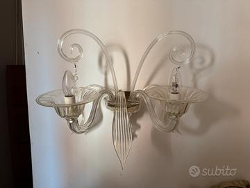 Applique in vetro di Murano