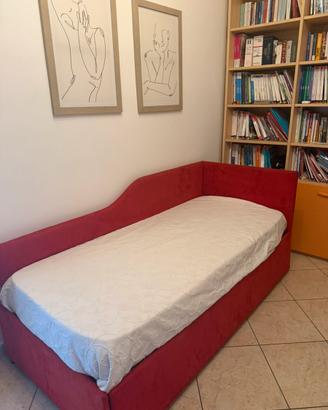Divano letto con doppio letto estraibile