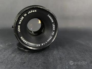 Canon FD 50mm f1.8