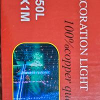  2 pezzi luci di natale a pioggia 5m*1m