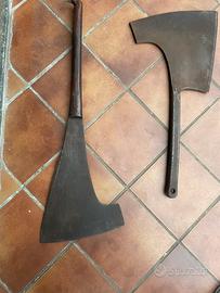 Coppia di mannaie da macellaio