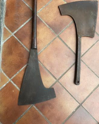 Coppia di mannaie da macellaio