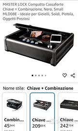 cassaforte compattaMaster Lock MLD08E.