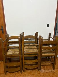 Sedie legno