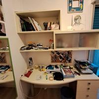 SCRIVANIA CAMERETTA CON LIBRERIA
