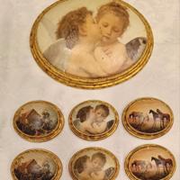 QUADRETTI PLACCHE BOMBATE DECORATIVE STILE SOVRANI