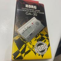🎸 Korg GA-30 Accordatore per Chitarra e Basso 🎸