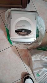 lettore cd, stereo, casse e telecomando 