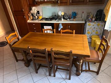 Tavolo Castagno Massello