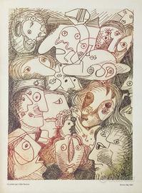 Enrico Baj - Litografia