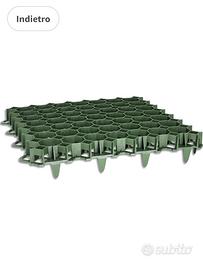 44mq di griglia per prato in plastica carrabile