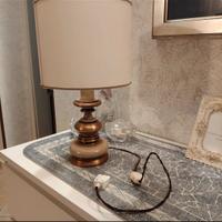 lampada vintage legno 